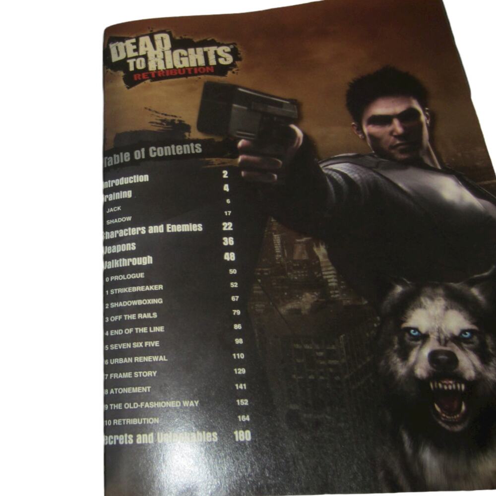 Dead to Rights: Retribution Official Strategy Guide - Picture 4 of 8